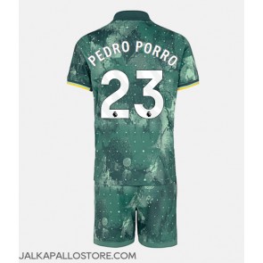 Tottenham Hotspur Pedro Porro #23 Kolmaspaita Lapsille 2024-25 Lyhythihainen (+ shortsit)